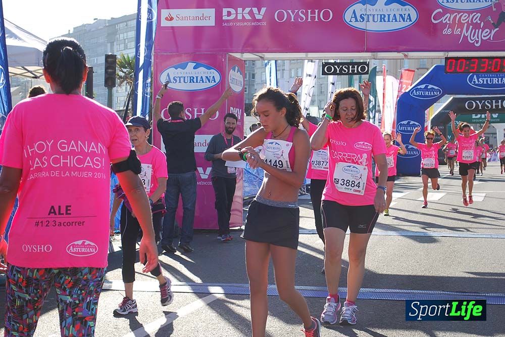 Carrera de la Mujer A Coruña meta 1 (de 00:26 a 00:35))