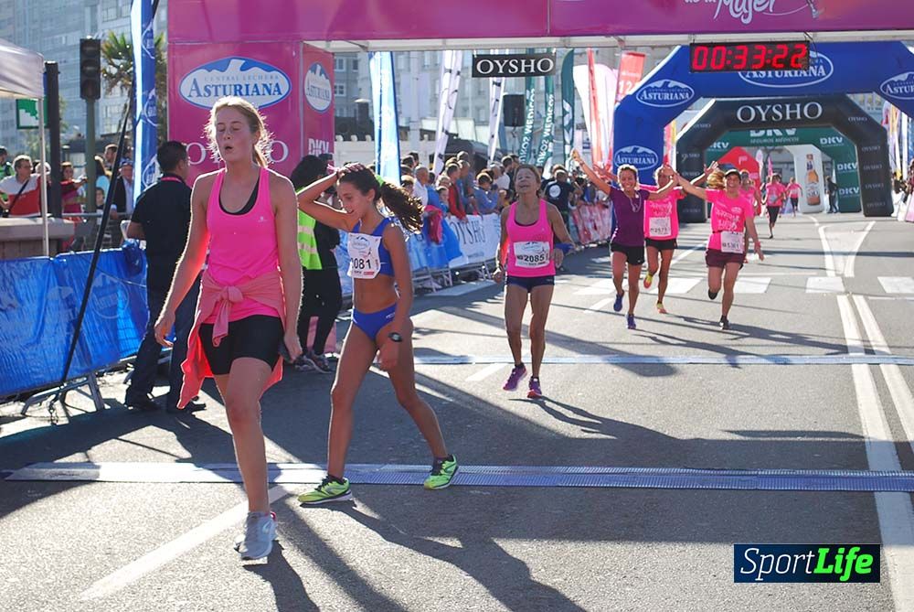 Carrera de la Mujer A Coruña meta 1 (de 00:26 a 00:35))