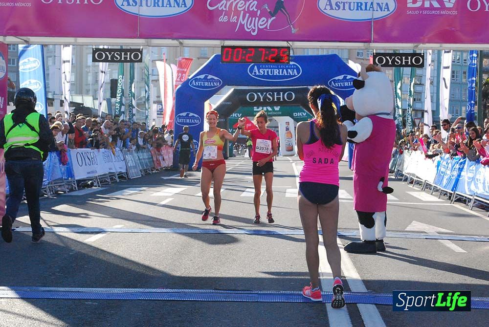 Carrera de la Mujer A Coruña meta 1 (de 00:26 a 00:35))