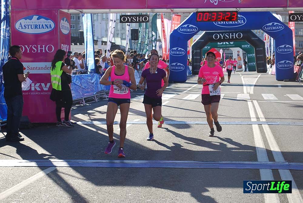Carrera de la Mujer A Coruña meta 1 (de 00:26 a 00:35))