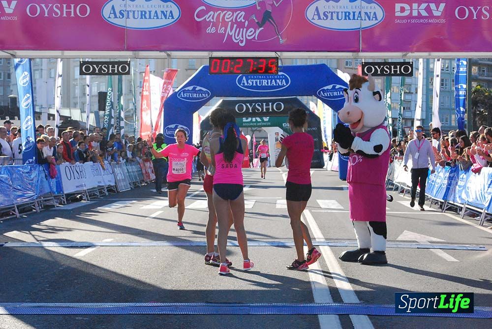 Carrera de la Mujer A Coruña meta 1 (de 00:26 a 00:35))