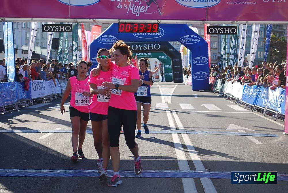 Carrera de la Mujer A Coruña meta 1 (de 00:26 a 00:35))