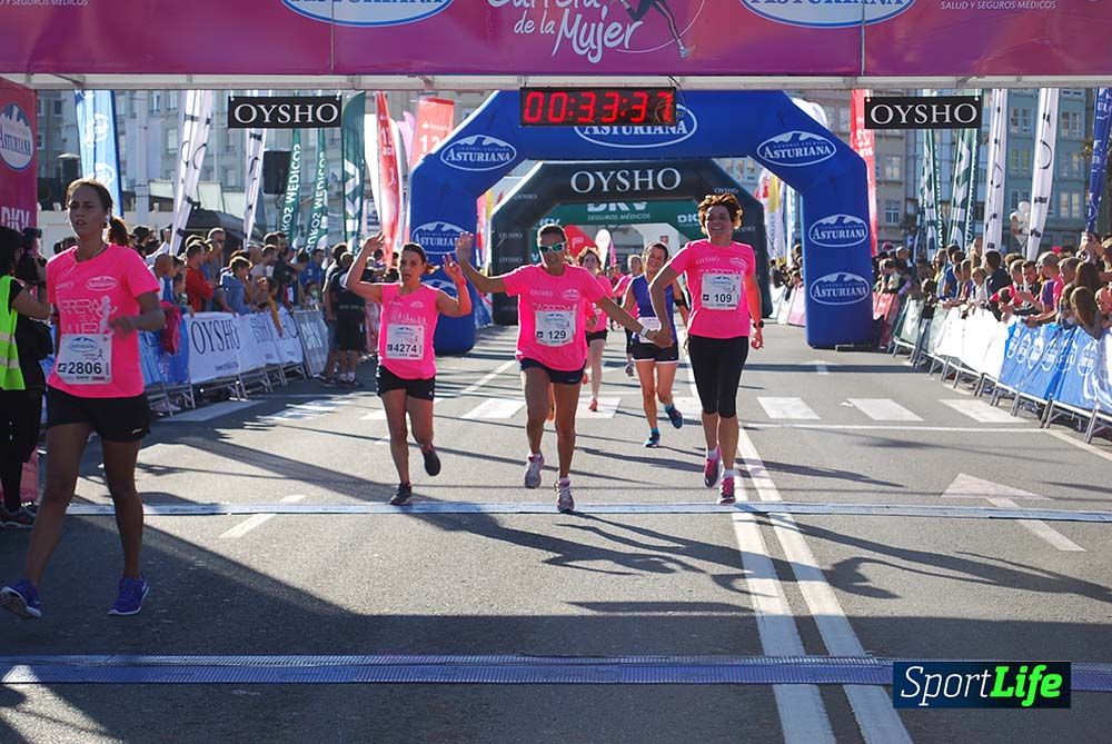 Carrera de la Mujer A Coruña meta 1 (de 00:26 a 00:35))