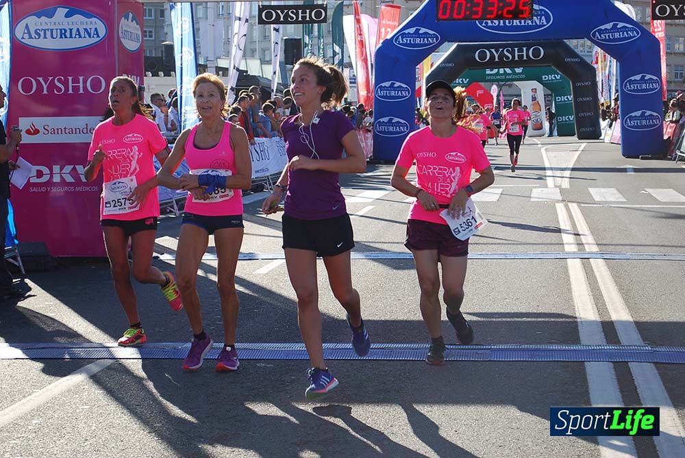 Carrera de la Mujer A Coruña meta 1 (de 00:26 a 00:35))
