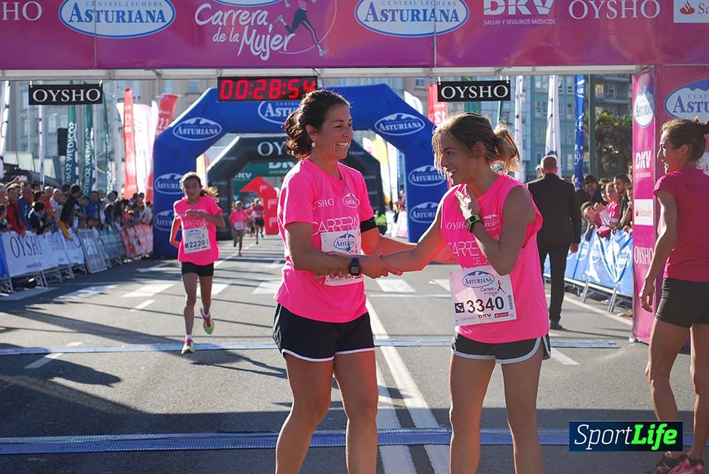 Carrera de la Mujer A Coruña meta 1 (de 00:26 a 00:35))
