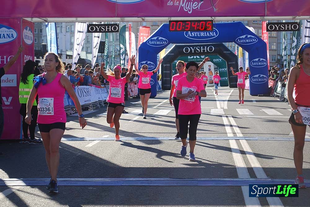 Carrera de la Mujer A Coruña meta 1 (de 00:26 a 00:35))