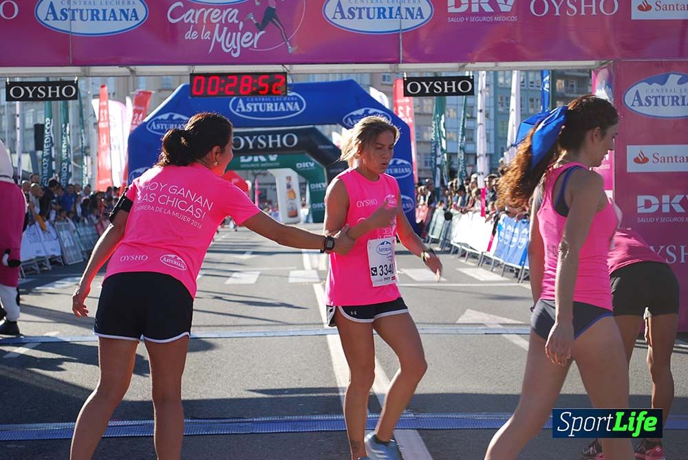Carrera de la Mujer A Coruña meta 1 (de 00:26 a 00:35))