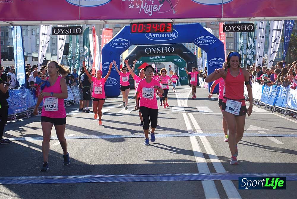 Carrera de la Mujer A Coruña meta 1 (de 00:26 a 00:35))