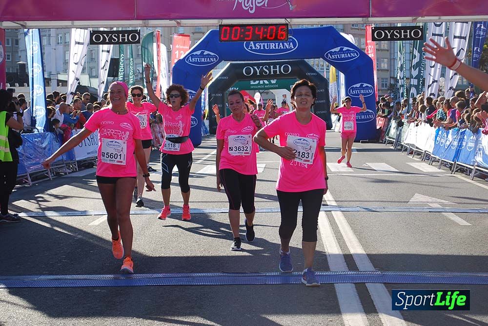 Carrera de la Mujer A Coruña meta 1 (de 00:26 a 00:35))