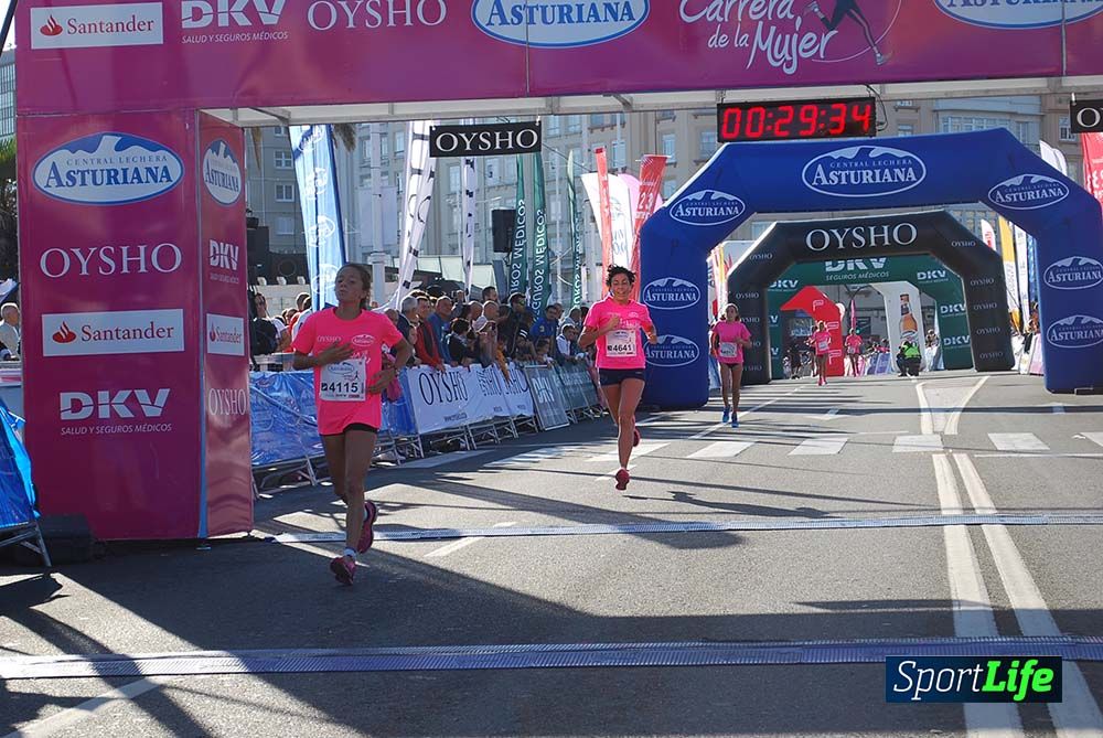 Carrera de la Mujer A Coruña meta 1 (de 00:26 a 00:35))