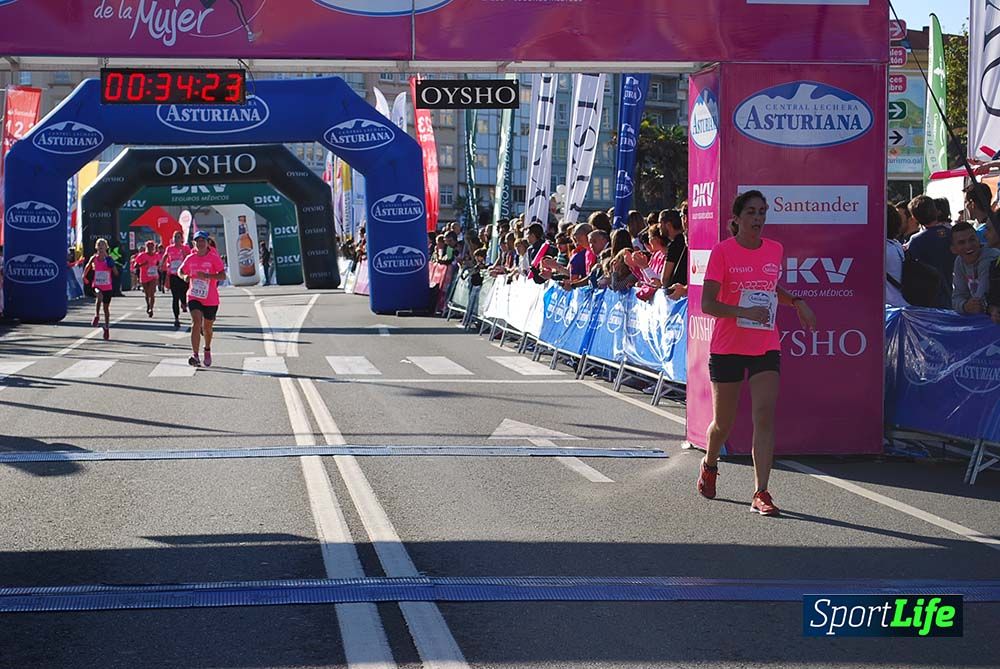 Carrera de la Mujer A Coruña meta 1 (de 00:26 a 00:35))