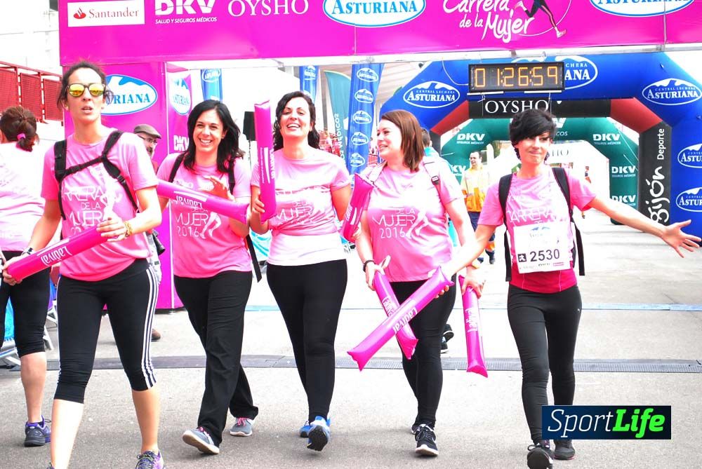 Carrera de la Mujer Gijón meta 7 (de 1h10 a 1h26))