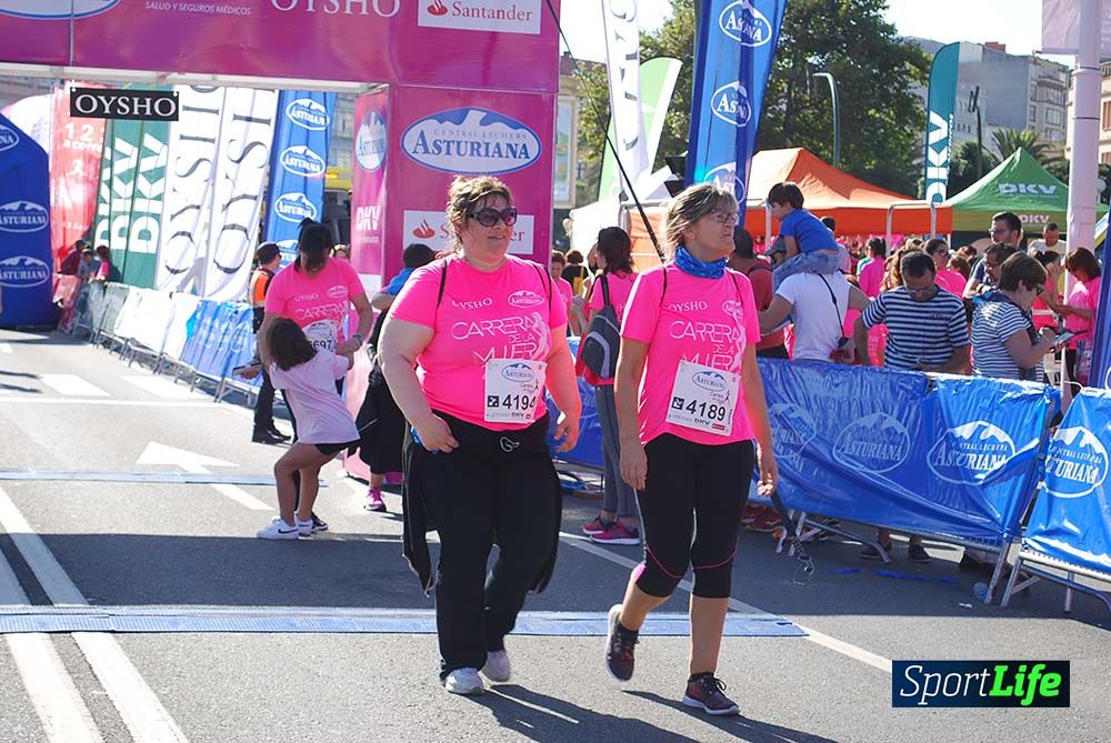 Carrera de la Mujer A Coruña meta 9 (de 1h 23´hasta el cierre de carrera)