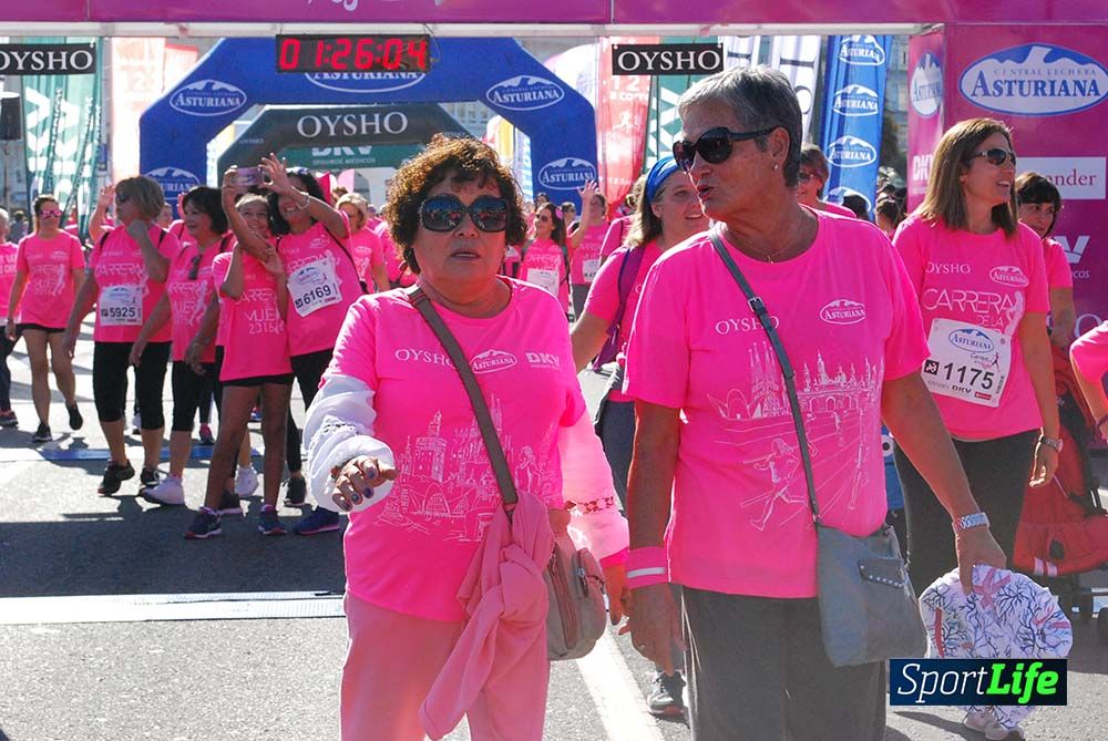 Carrera de la Mujer A Coruña meta 9 (de 1h 23´hasta el cierre de carrera)