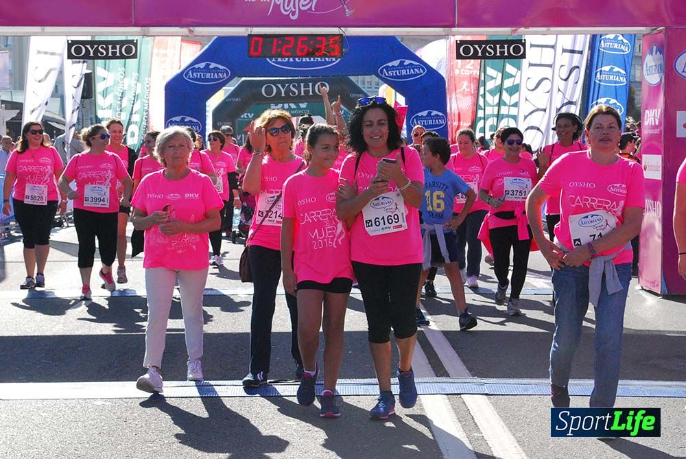 Carrera de la Mujer A Coruña meta 9 (de 1h 23´hasta el cierre de carrera)