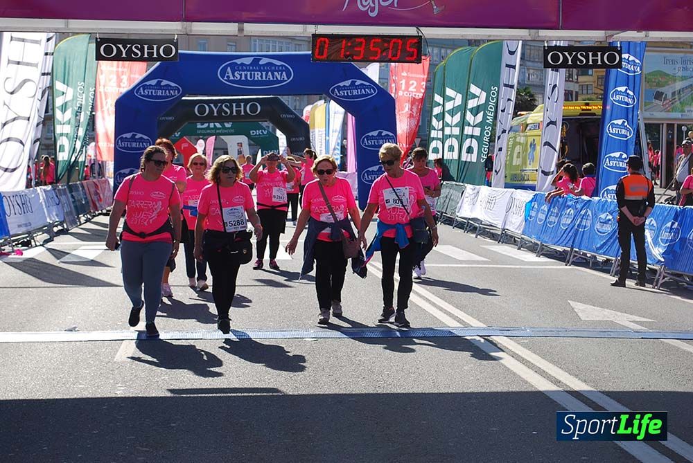 Carrera de la Mujer A Coruña meta 9 (de 1h 23´hasta el cierre de carrera)