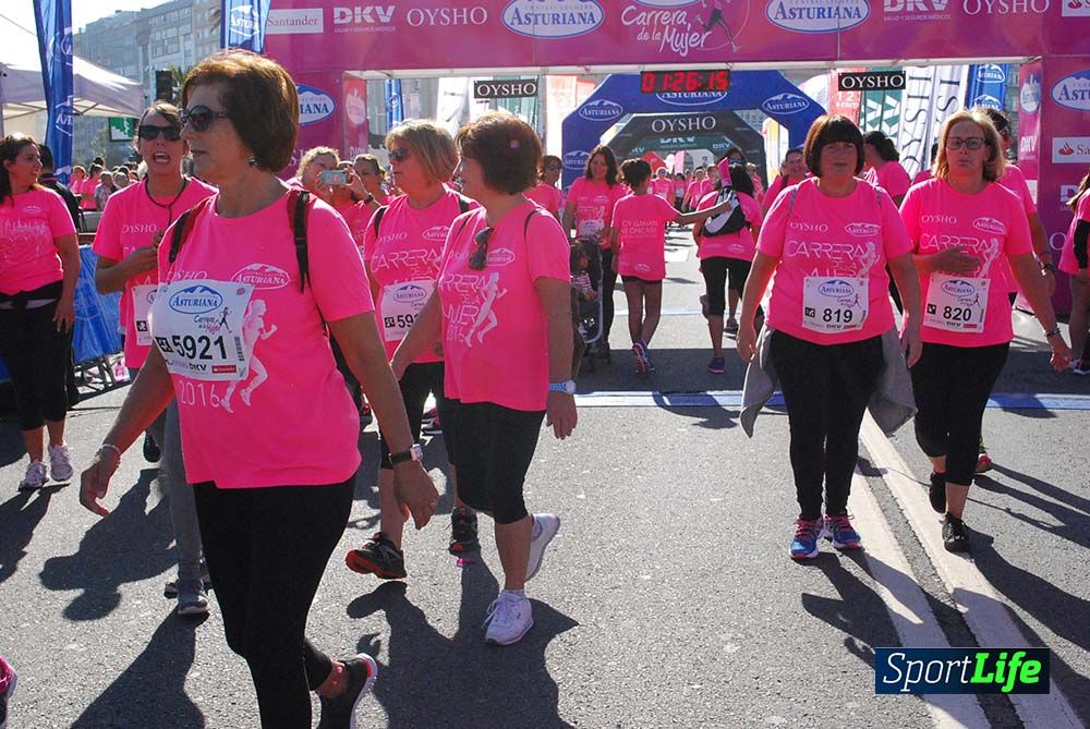 Carrera de la Mujer A Coruña meta 9 (de 1h 23´hasta el cierre de carrera)