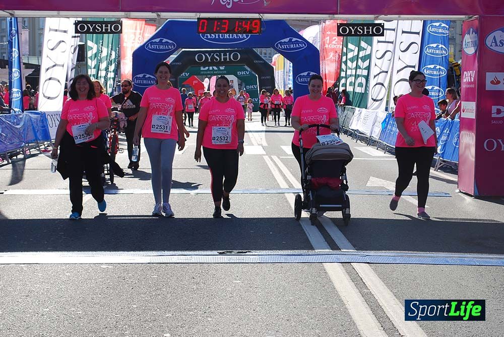 Carrera de la Mujer A Coruña meta 9 (de 1h 23´hasta el cierre de carrera)