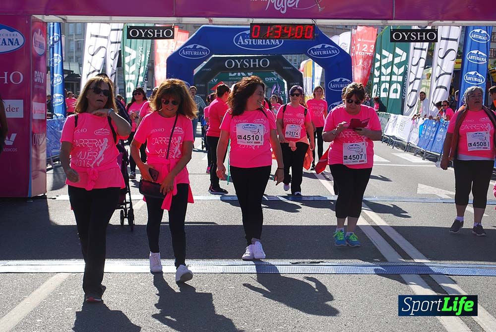 Carrera de la Mujer A Coruña meta 9 (de 1h 23´hasta el cierre de carrera)