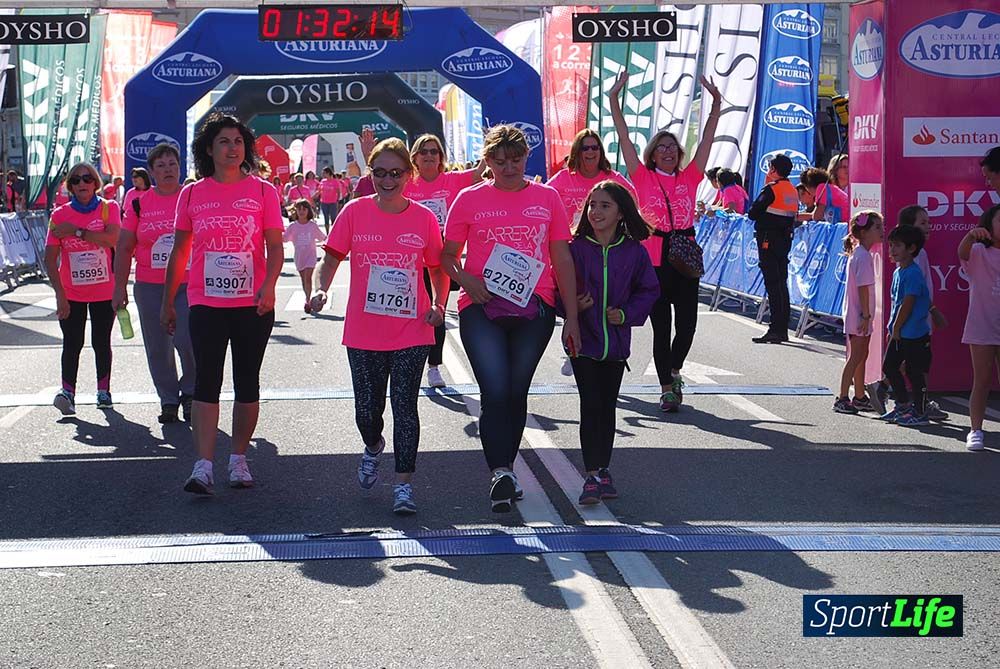 Carrera de la Mujer A Coruña meta 9 (de 1h 23´hasta el cierre de carrera)