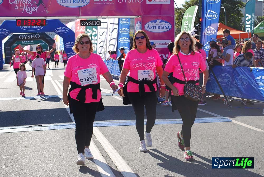 Carrera de la Mujer A Coruña meta 9 (de 1h 23´hasta el cierre de carrera)