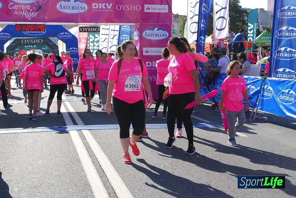 Carrera de la Mujer A Coruña meta 9 (de 1h 23´hasta el cierre de carrera)