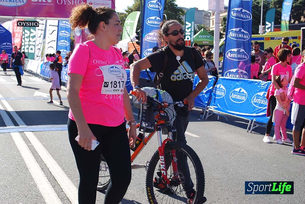 Carrera de la Mujer A Coruña meta 9 (de 1h 23´hasta el cierre de carrera)