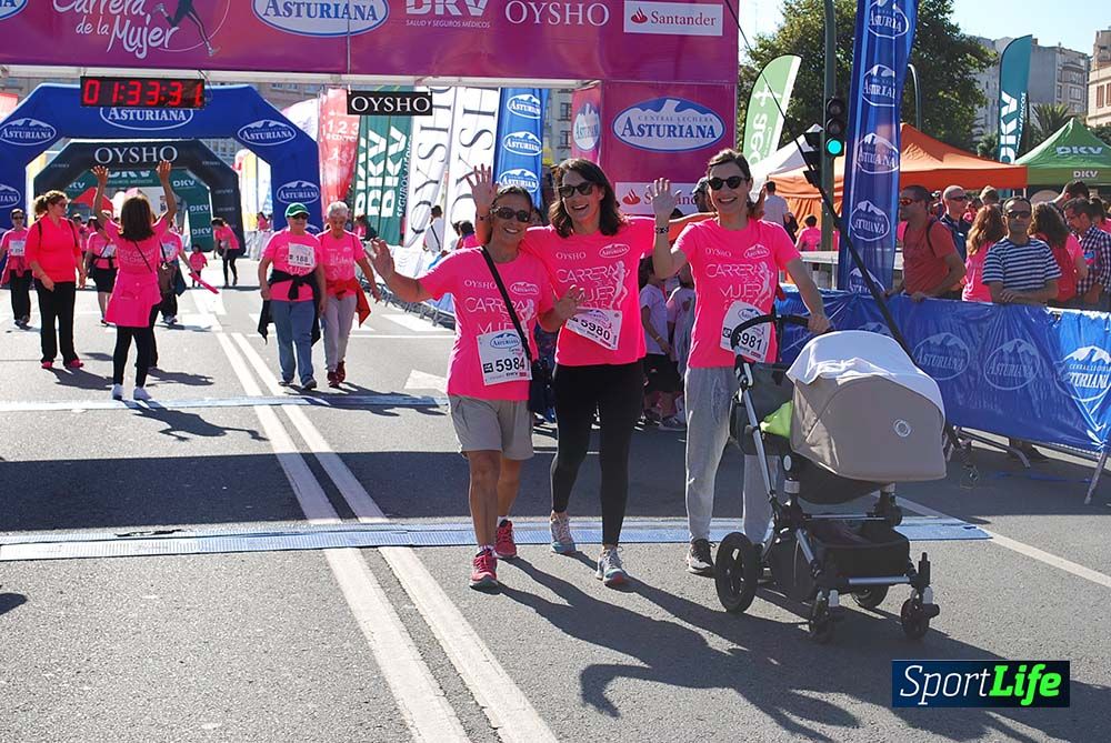 Carrera de la Mujer A Coruña meta 9 (de 1h 23´hasta el cierre de carrera)