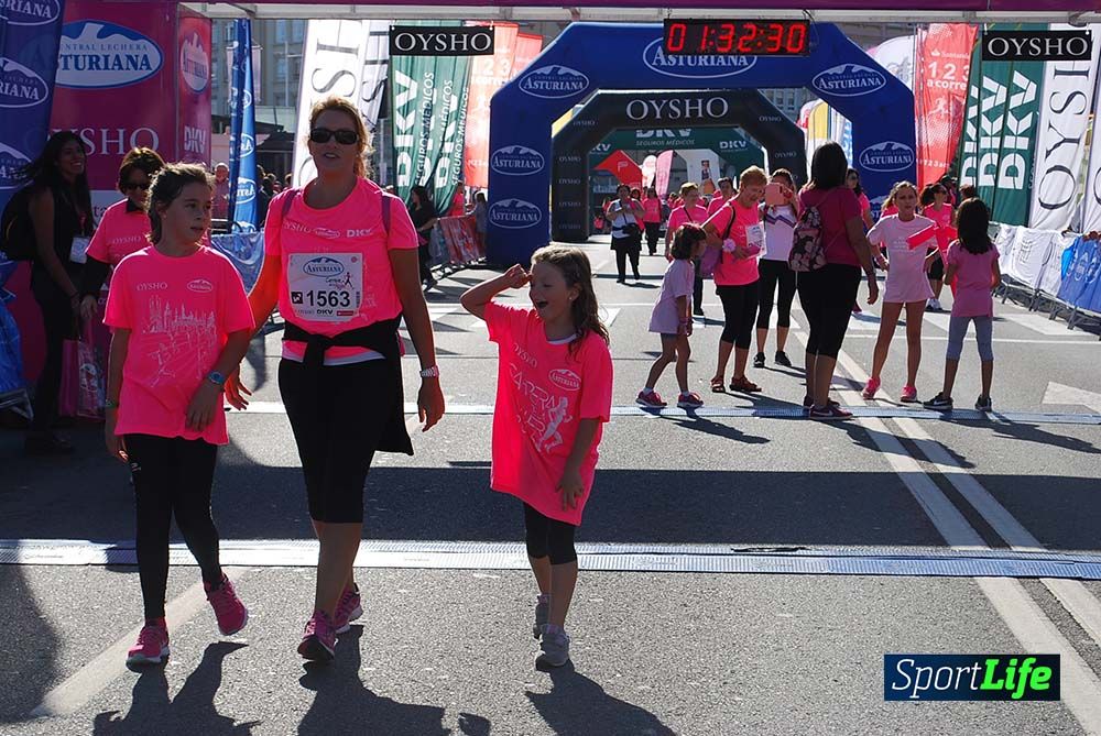 Carrera de la Mujer A Coruña meta 9 (de 1h 23´hasta el cierre de carrera)