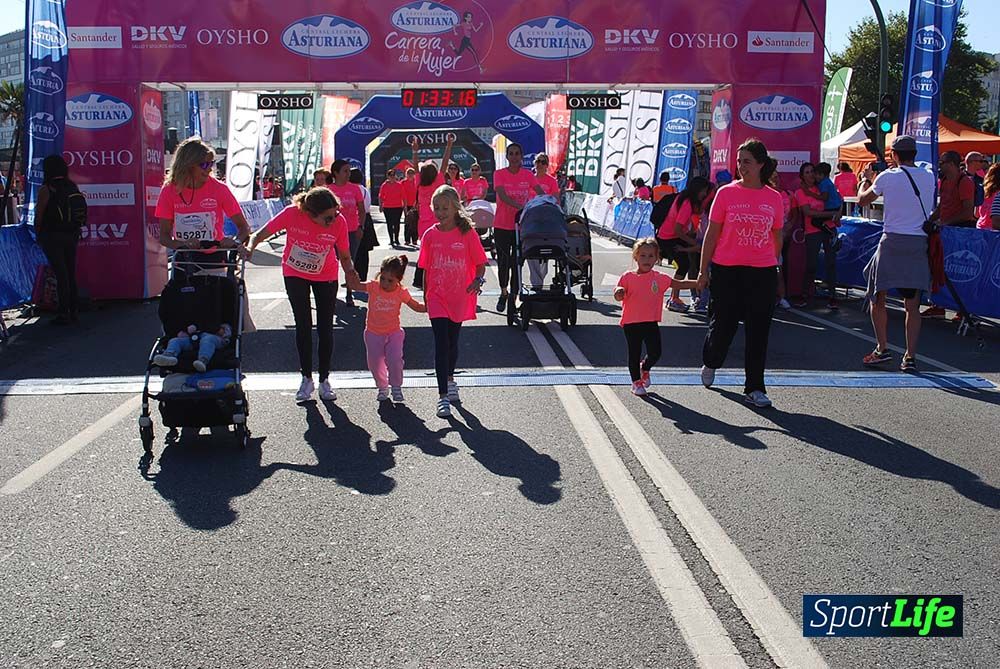 Carrera de la Mujer A Coruña meta 9 (de 1h 23´hasta el cierre de carrera)