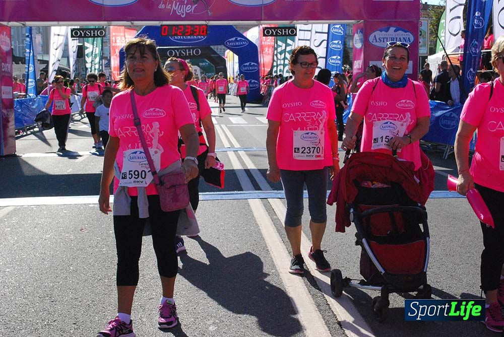 Carrera de la Mujer A Coruña meta 9 (de 1h 23´hasta el cierre de carrera)