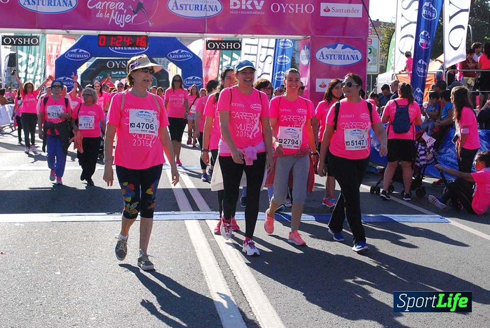Carrera de la Mujer A Coruña meta 9 (de 1h 23´hasta el cierre de carrera)