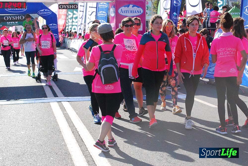 Carrera de la Mujer A Coruña meta 9 (de 1h 23´hasta el cierre de carrera)
