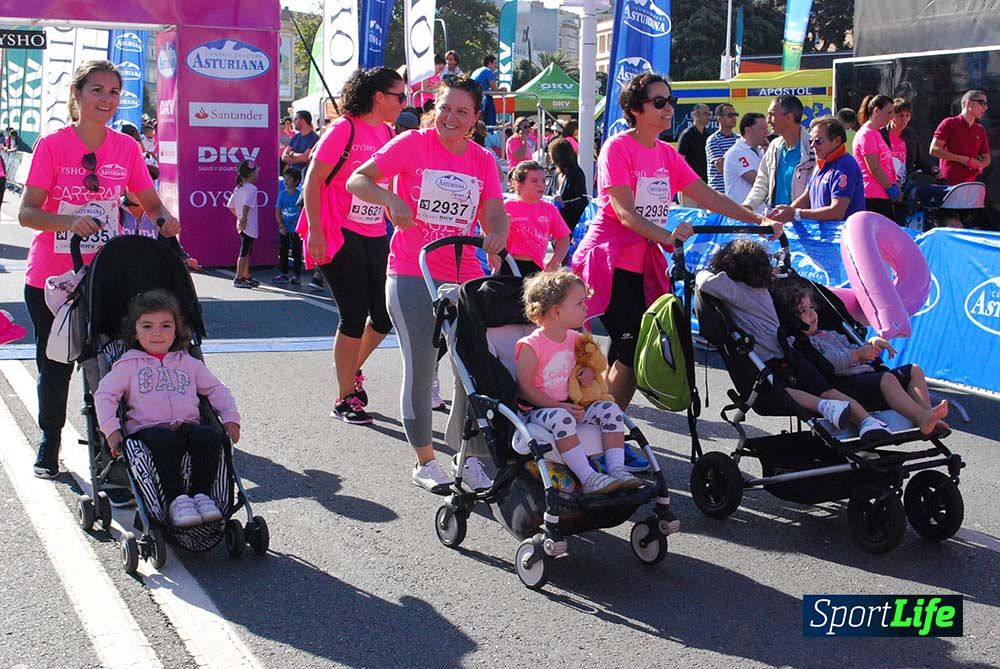 Carrera de la Mujer A Coruña meta 9 (de 1h 23´hasta el cierre de carrera)