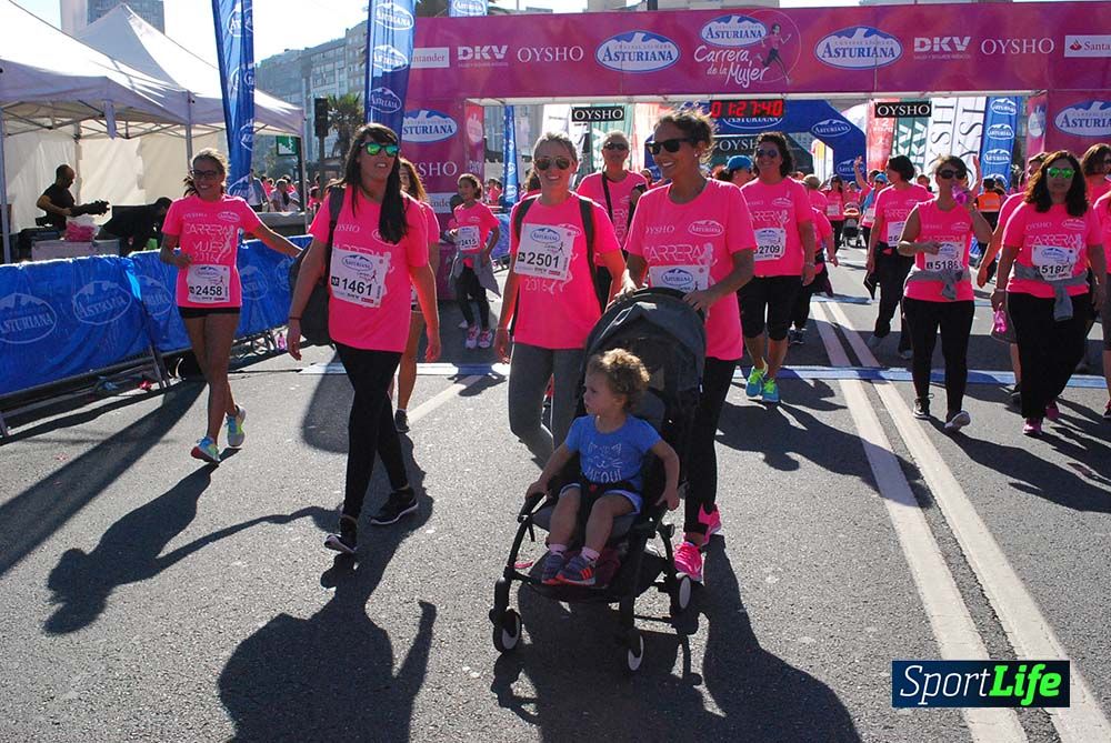 Carrera de la Mujer A Coruña meta 9 (de 1h 23´hasta el cierre de carrera)
