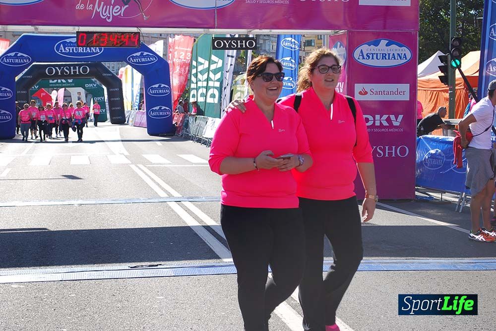 Carrera de la Mujer A Coruña meta 9 (de 1h 23´hasta el cierre de carrera)
