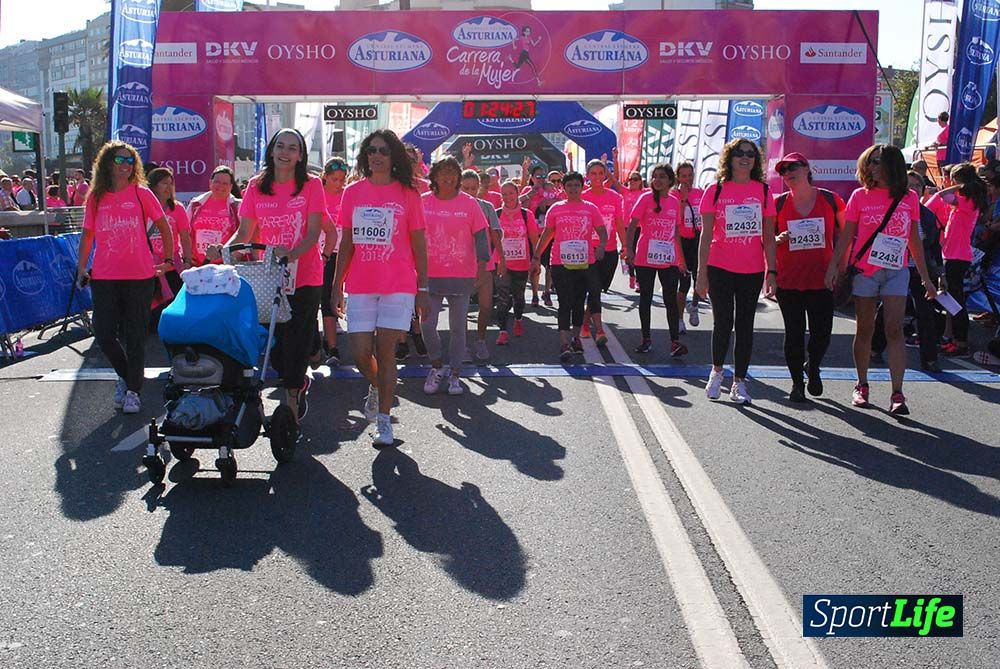 Carrera de la Mujer A Coruña meta 9 (de 1h 23´hasta el cierre de carrera)