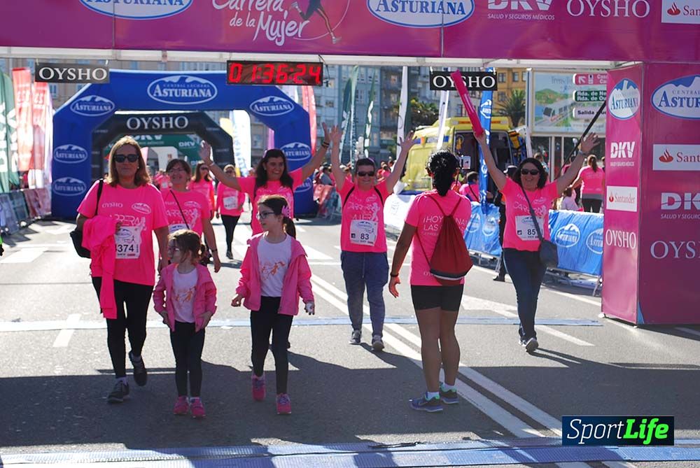 Carrera de la Mujer A Coruña meta 9 (de 1h 23´hasta el cierre de carrera)