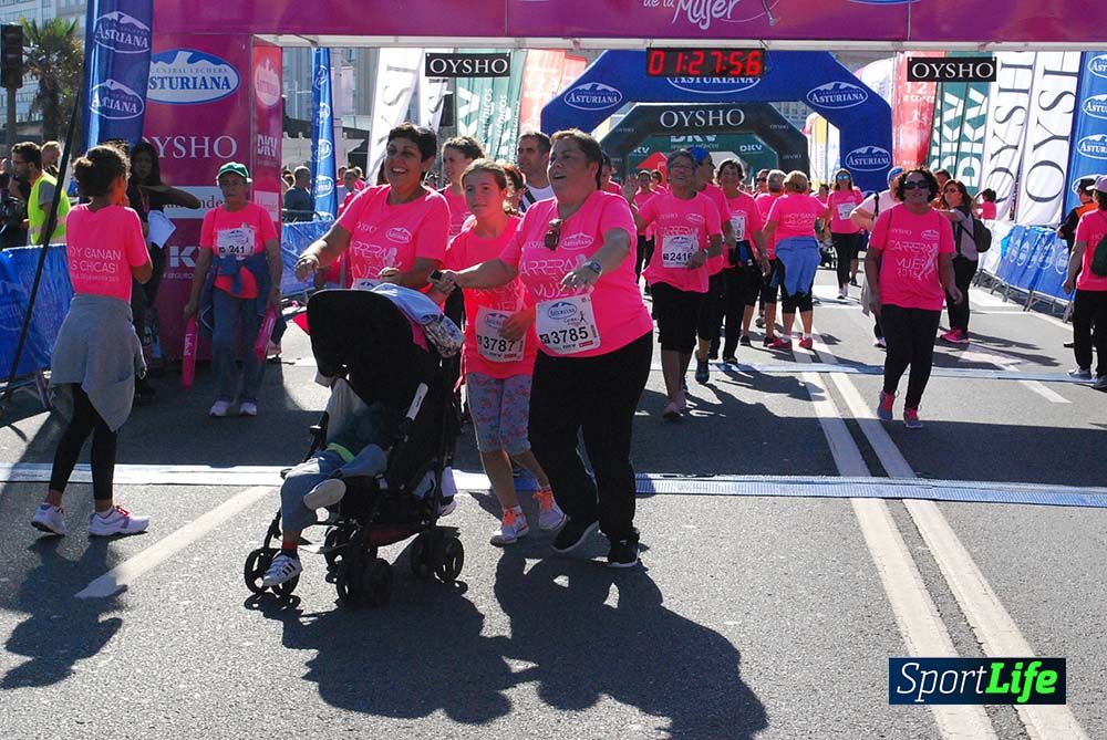 Carrera de la Mujer A Coruña meta 9 (de 1h 23´hasta el cierre de carrera)