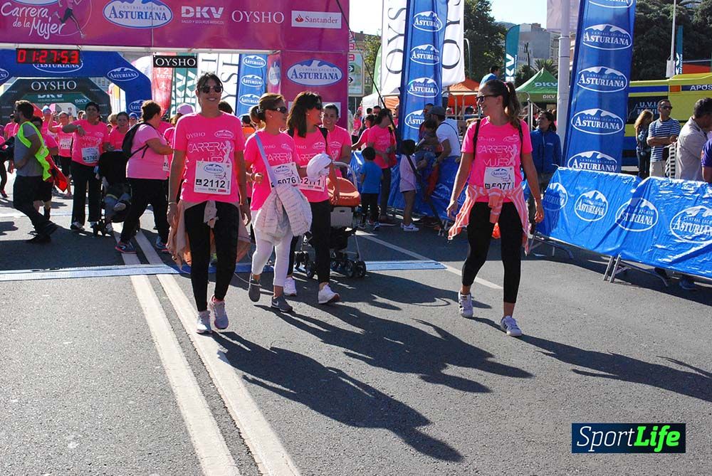 Carrera de la Mujer A Coruña meta 9 (de 1h 23´hasta el cierre de carrera)