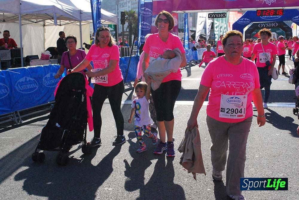 Carrera de la Mujer A Coruña meta 9 (de 1h 23´hasta el cierre de carrera)