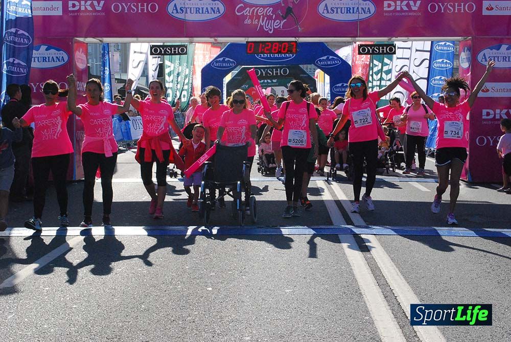 Carrera de la Mujer A Coruña meta 9 (de 1h 23´hasta el cierre de carrera)