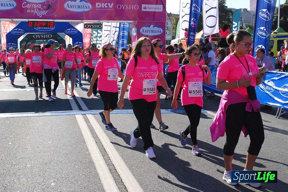 Carrera de la Mujer A Coruña meta 9 (de 1h 23´hasta el cierre de carrera)
