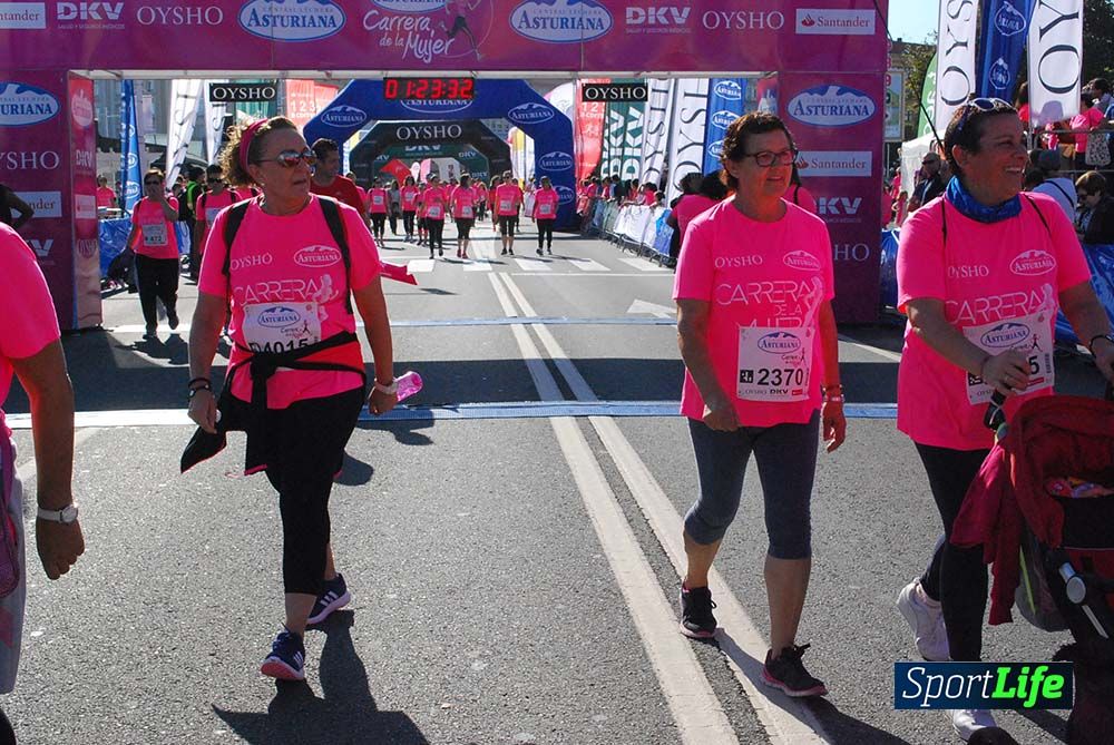 Carrera de la Mujer A Coruña meta 9 (de 1h 23´hasta el cierre de carrera)