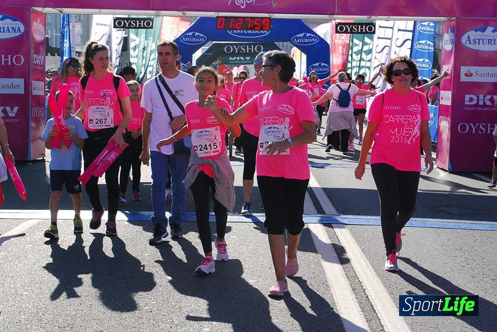 Carrera de la Mujer A Coruña meta 9 (de 1h 23´hasta el cierre de carrera)