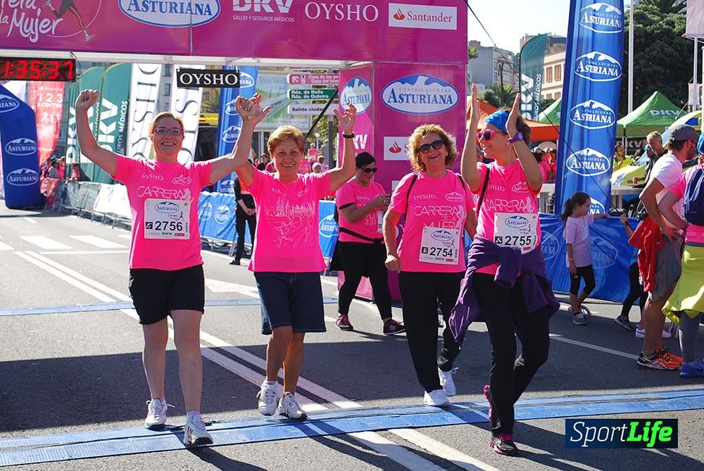 Carrera de la Mujer A Coruña meta 9 (de 1h 23´hasta el cierre de carrera)
