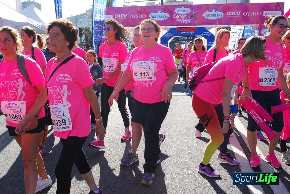 Carrera de la Mujer A Coruña meta 9 (de 1h 23´hasta el cierre de carrera)