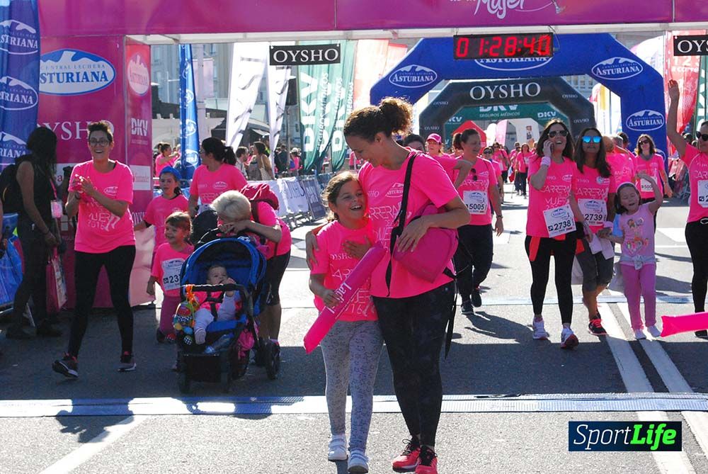 Carrera de la Mujer A Coruña meta 9 (de 1h 23´hasta el cierre de carrera)