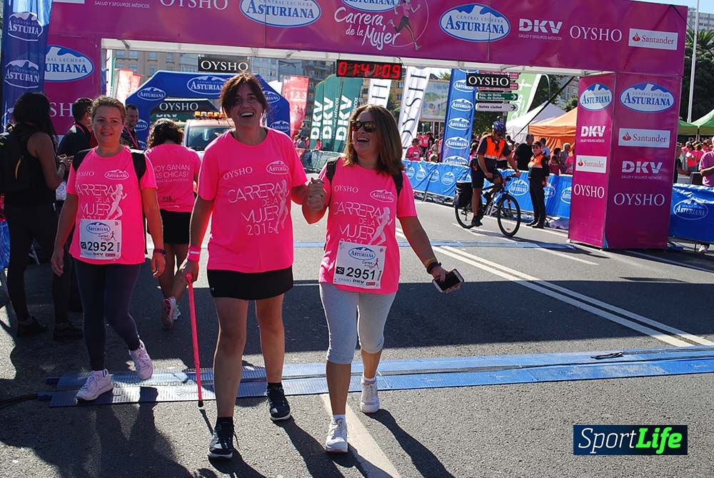 Carrera de la Mujer A Coruña meta 9 (de 1h 23´hasta el cierre de carrera)