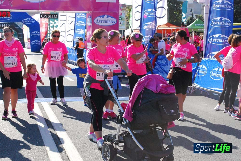 Carrera de la Mujer A Coruña meta 9 (de 1h 23´hasta el cierre de carrera)